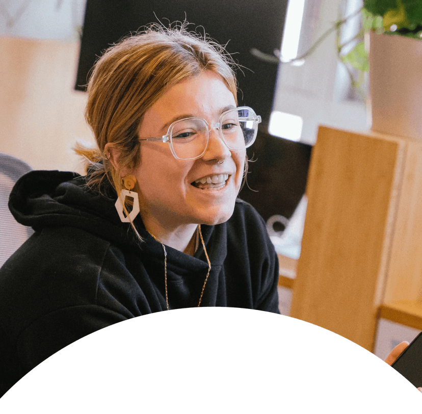 Bild pÄ en kollega pÄ serviceform