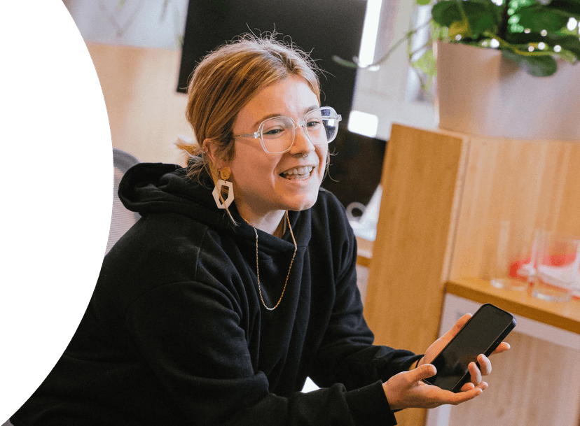 Bild pÄ en kollega pÄ serviceform