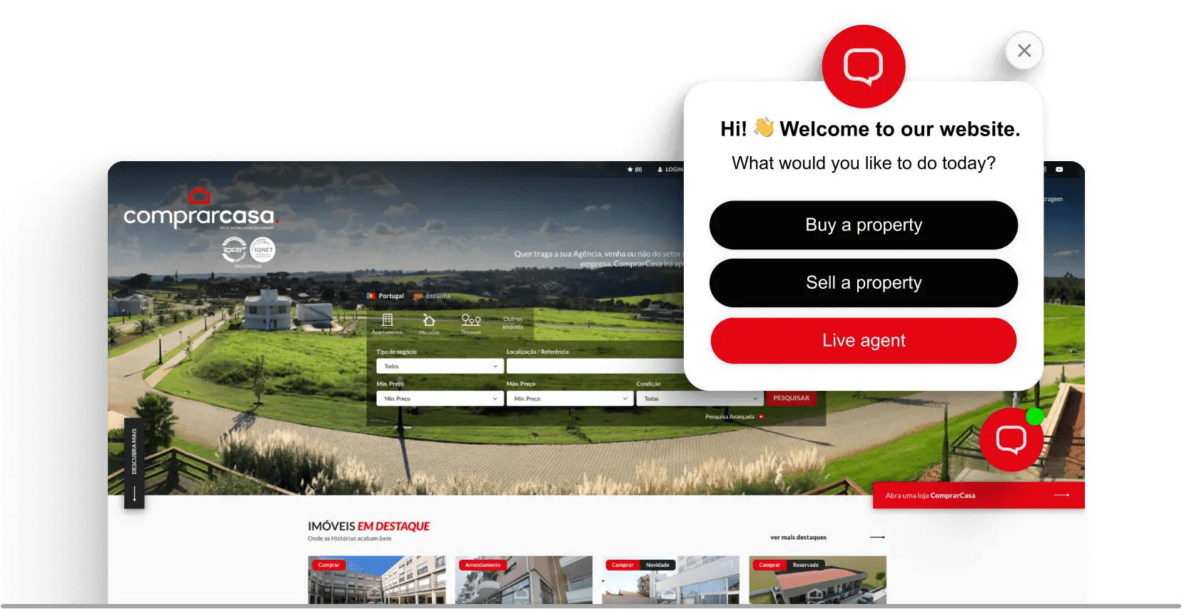 Illustrerar hur Serviceforms AI-chatt gör det enkelt att samla leads och ge support dygnet runt