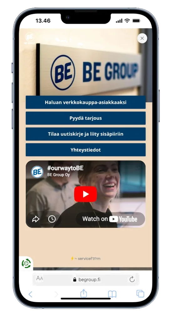 Mira AI chat on BE Group