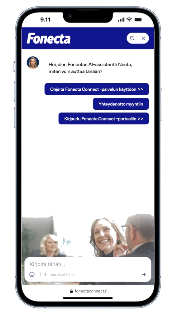 Mira AI chat on Fonecta